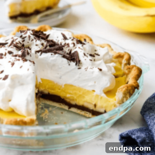 Creamy Chocolate Banana Pie