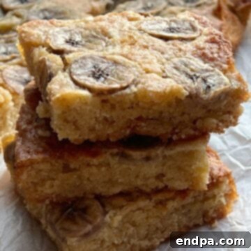 Banana Blondies