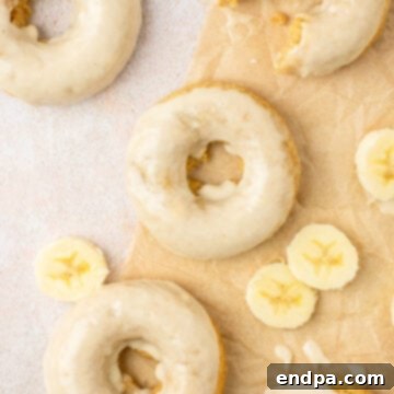 Baked Banana Donuts