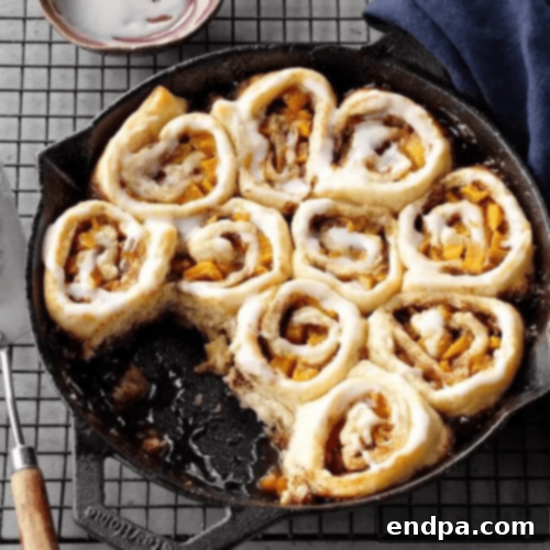 Peachy Keen: 51 Simple Dessert Ideas 14 Easy Cast-Iron Peach Biscuit Rolls, a no-yeast recipe