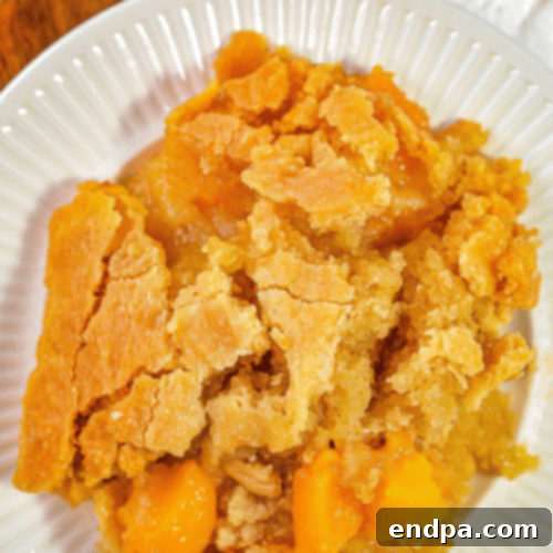 Peachy Keen: 51 Simple Dessert Ideas 24 Cookie Crusted Peach Cobbler, an easy dessert made with sugar cookies and peaches