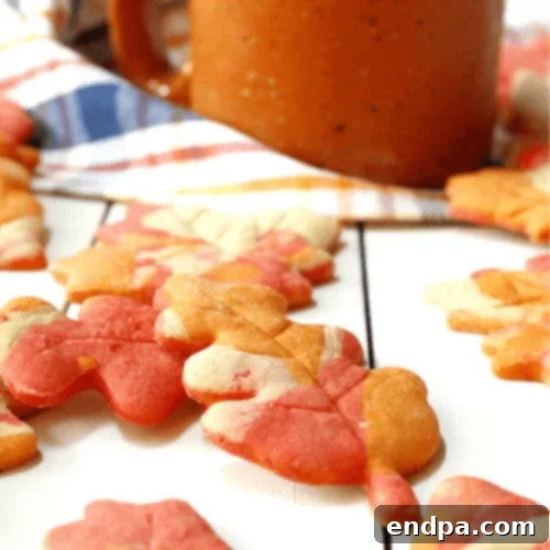 Wickedly Wonderful Halloween Cookie Ideas 11 Colorful Autumn Leaf Sugar Cookies with maple syrup