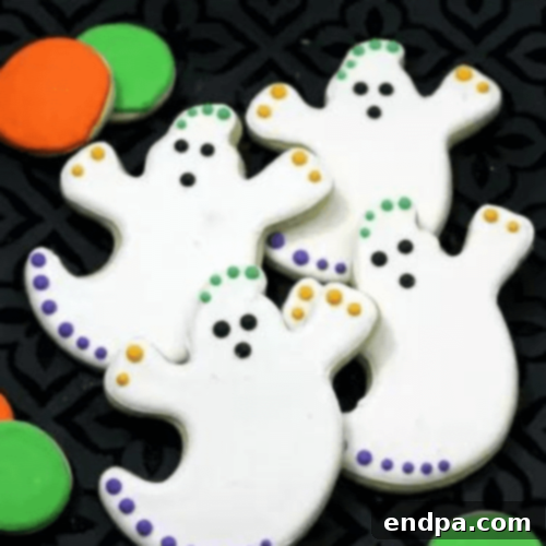 Wickedly Wonderful Halloween Cookie Ideas 19 Easy to make and decorate ghost sugar cookies