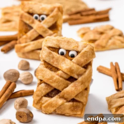 Wickedly Wonderful Halloween Cookie Ideas 21 Delicious and creepy Pumpkin Mummy Cookies with pumpkin puree, nutmeg, ginger, and vanilla