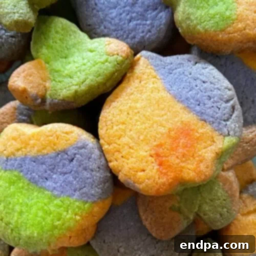 Wickedly Wonderful Halloween Cookie Ideas 25 Tie-Dye Halloween Sugar Cookies, fancy yet simple, made with two ingredients