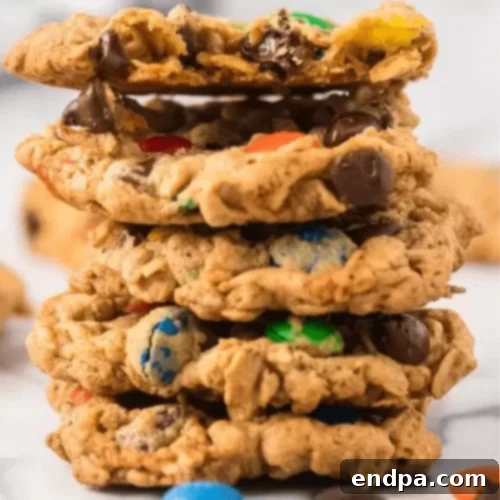 Wickedly Wonderful Halloween Cookie Ideas 26 Soft, thick Monster Cookies loaded with peanut butter, oats, chocolate chips, and M&M’s