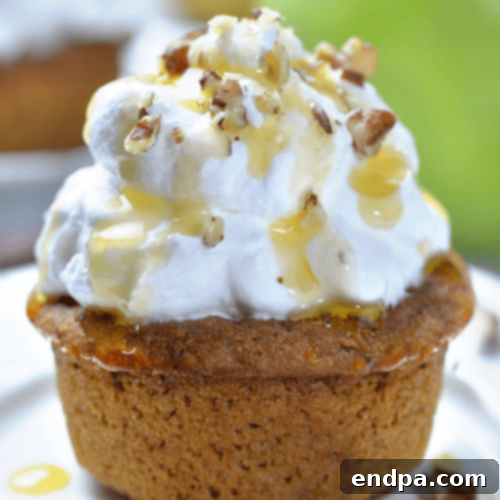 Healthier Impossible Skinny Apple Pie Cupcakes, a guilt-free dessert option.