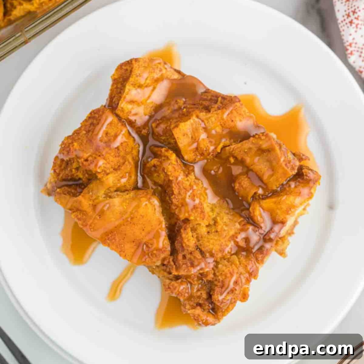 Pumpkin Bread Pudding