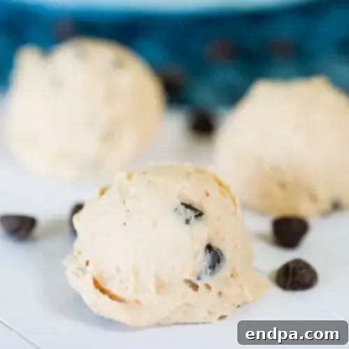 Delicious Keto Cookie Dough Fat Bombs, a guilt-free and indulgent keto dessert.