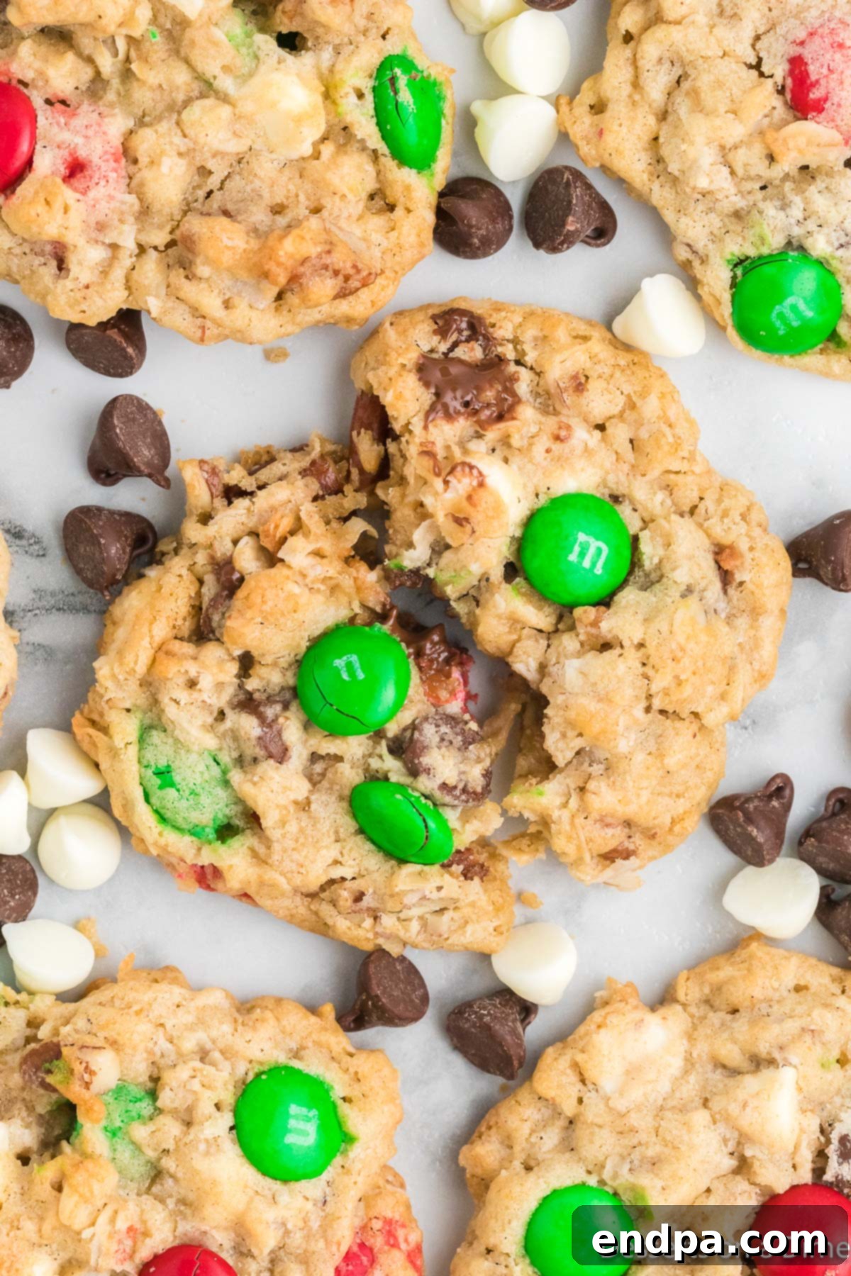 Festive Frontier Cookies 2 Christmas Cowboy Cookies ready to enjoy, beautifully arranged on a festive platter with a hint of holiday decorations in the background.