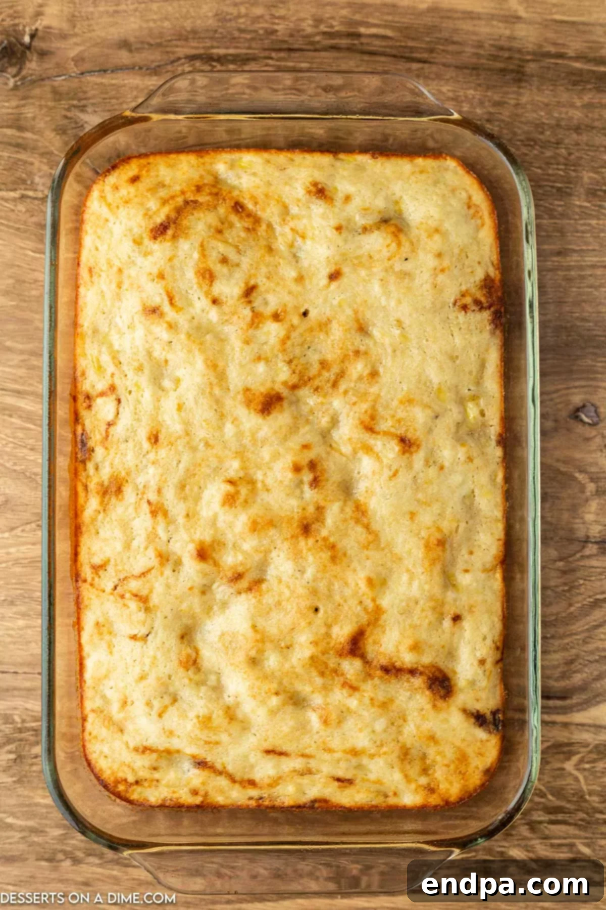 Decadent Banana Bread Brownies 8 Brownies baked until golden brown.