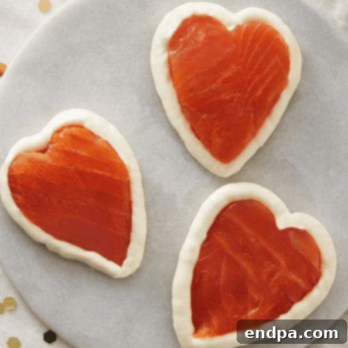 Lox of Love with smoked salmon and cream cheese