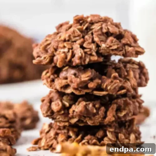 Salty and sweet Pretzel No-Bake Cookies