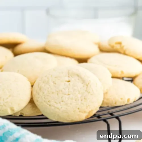 Soft and creamy Old Fashioned Sugar Cookies