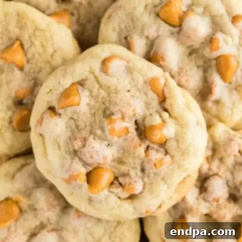 Soft and chewy Homemade Butterscotch Cookies