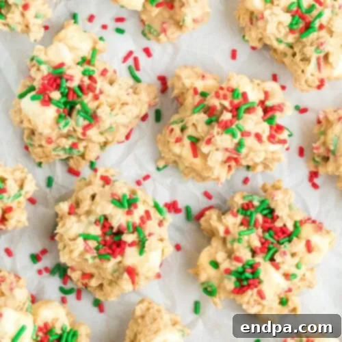 Another version of easy Christmas No-Bake Cookies