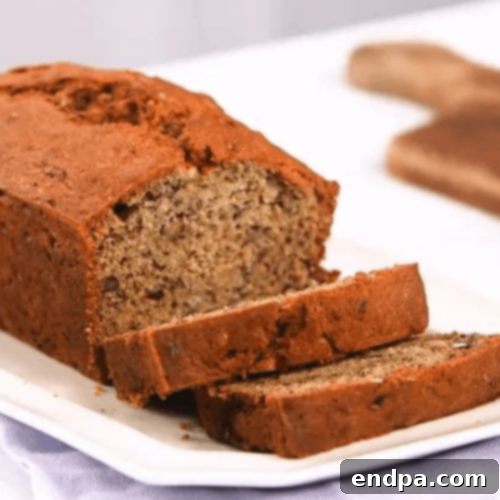 Slice of Amy Grant’s Banana Nut Bread.