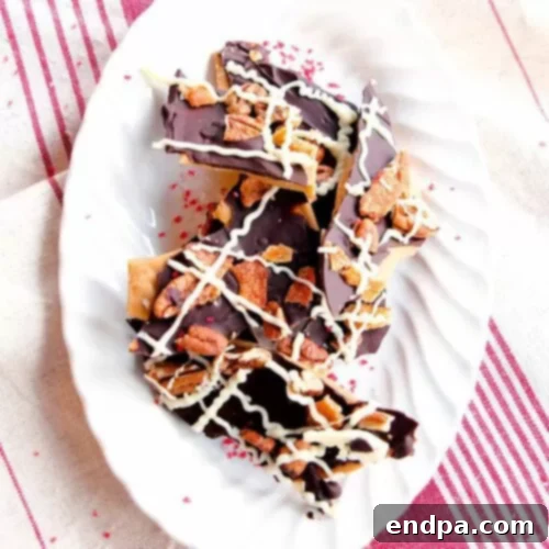 Bacon and Pecan Topped Toffee