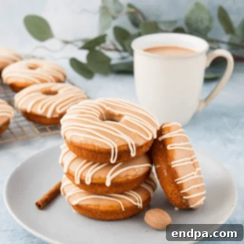 Sweet Potato Donuts with brown sugar glaze, soft and fluffy.