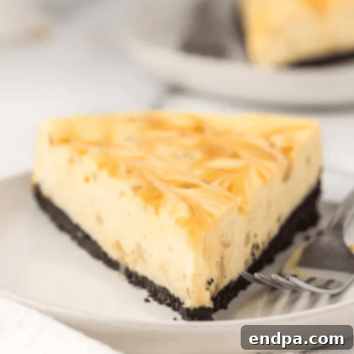 The Ultimate 89 Thanksgiving Cheesecake Collection 16 Caramel Cheesecake with Oreo Crust