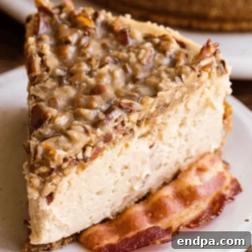 The Ultimate 89 Thanksgiving Cheesecake Collection 28 Maple Bacon Cheesecake