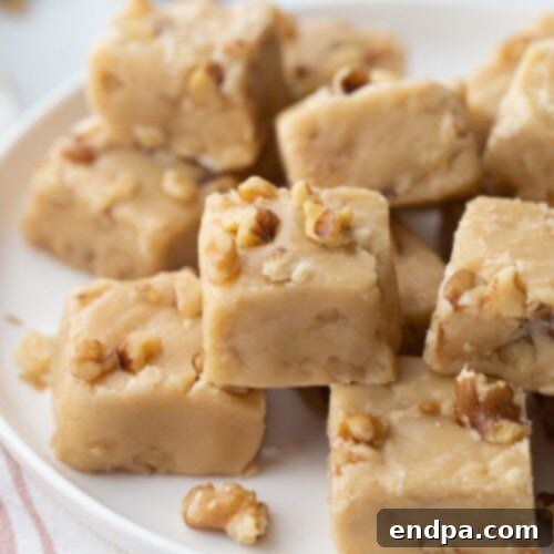 Maple Walnut Fudge