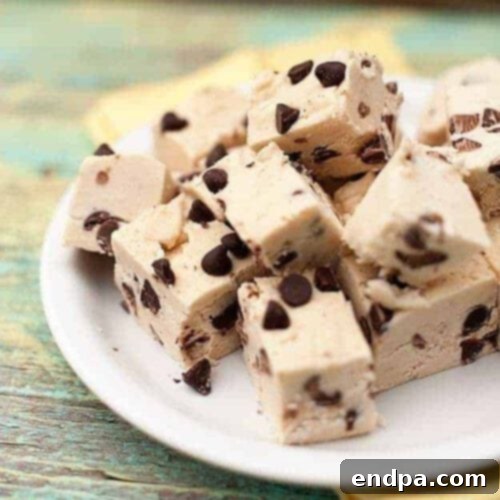 Chocolate Cookie Dough Fudge