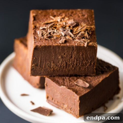 Creamy Kahlua Chocolate Fudge