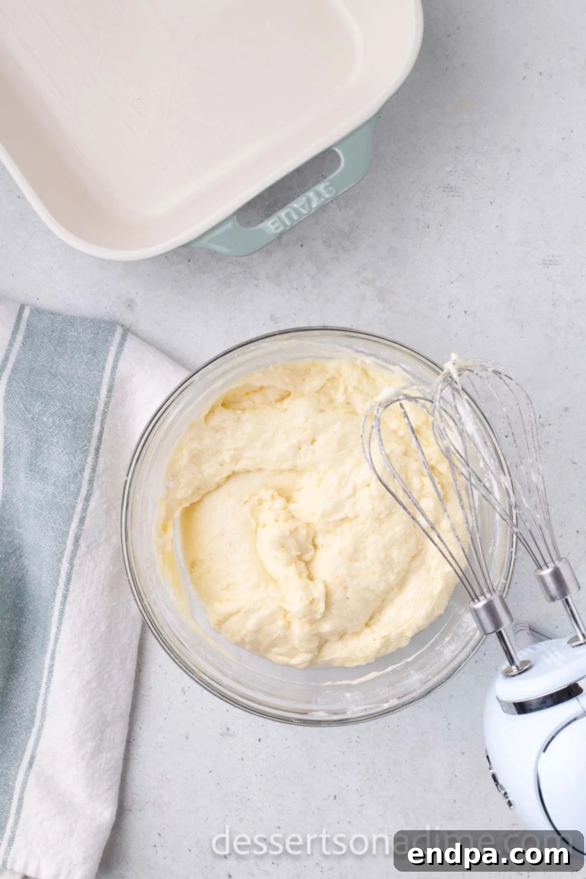 Orange Burst Brownies 7 Mixture combined together in a bowl.