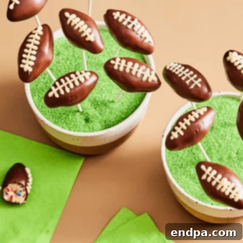 Tailgate Cake Pops decorated for a football party.
