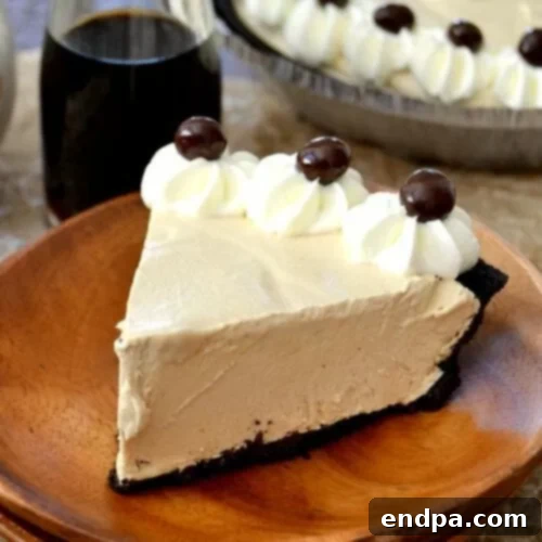 32 Christmas Pie Delights 16 A unique Cold Brew Pie, smooth and creamy, perfect for coffee lovers.