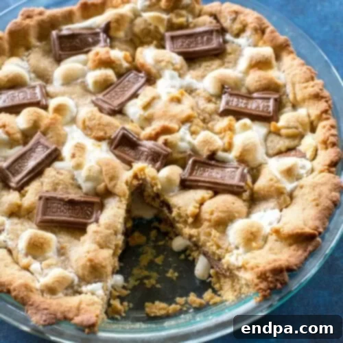 32 Christmas Pie Delights 20 An irresistible S'mores Pie, bringing campfire flavors indoors.