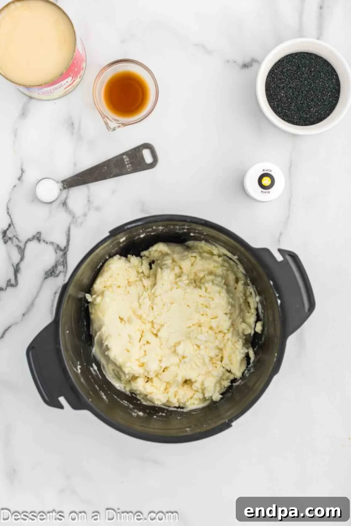 Naughty List Fudge 4 White chocolate chips and butter melting in a microwave-safe bowl.