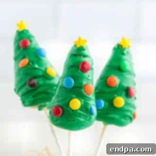 Sweet Yuletide Treasures 12 Christmas Tree Cake Pops, a fun and festive dessert, delicious and easy to make for the holidays.