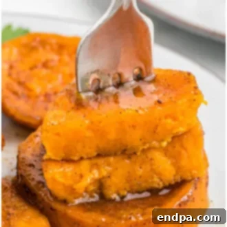Sweet Yuletide Treasures 4 Candied sweet potatoes, a perfect Christmas dinner side dish, cooked until soft, buttery, and delicious.