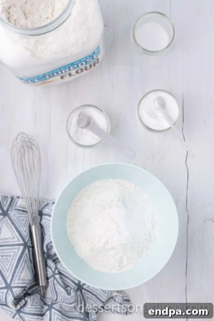 Heavenly Snickerdoodle Cupcakes 4 Mixing the dry ingredients together