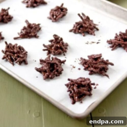 Mexico's Beloved Cookie Heritage 19 Mexican Chocolate Haystack Cookies, a no-bake treat.