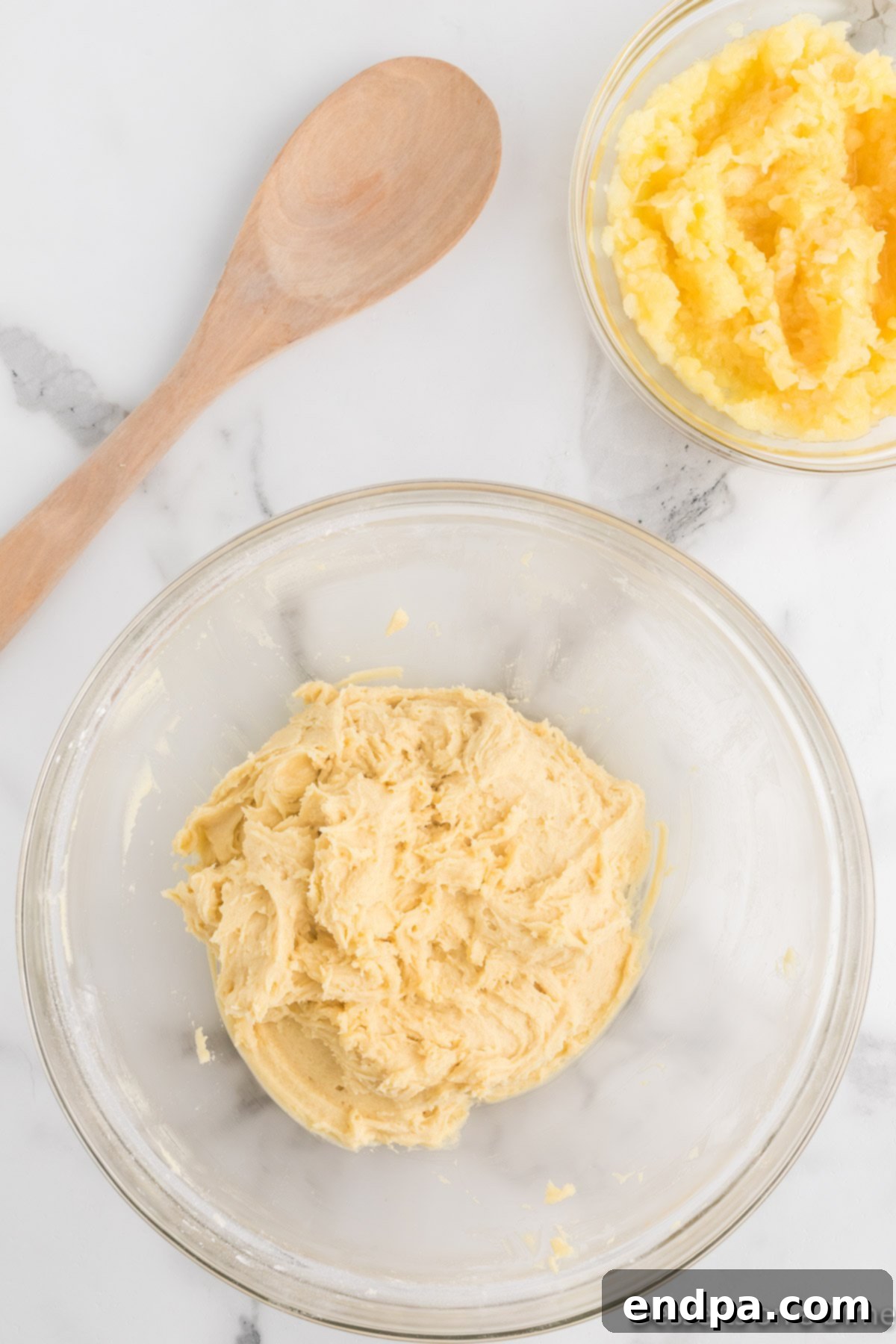 Grilled Pineapple Sweetbread 9 Pineapple folded into batter.