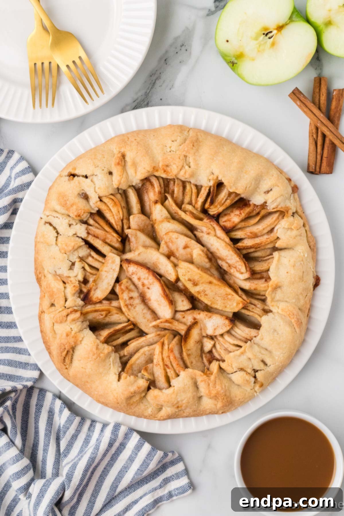 Pastry baked and ready to serve.