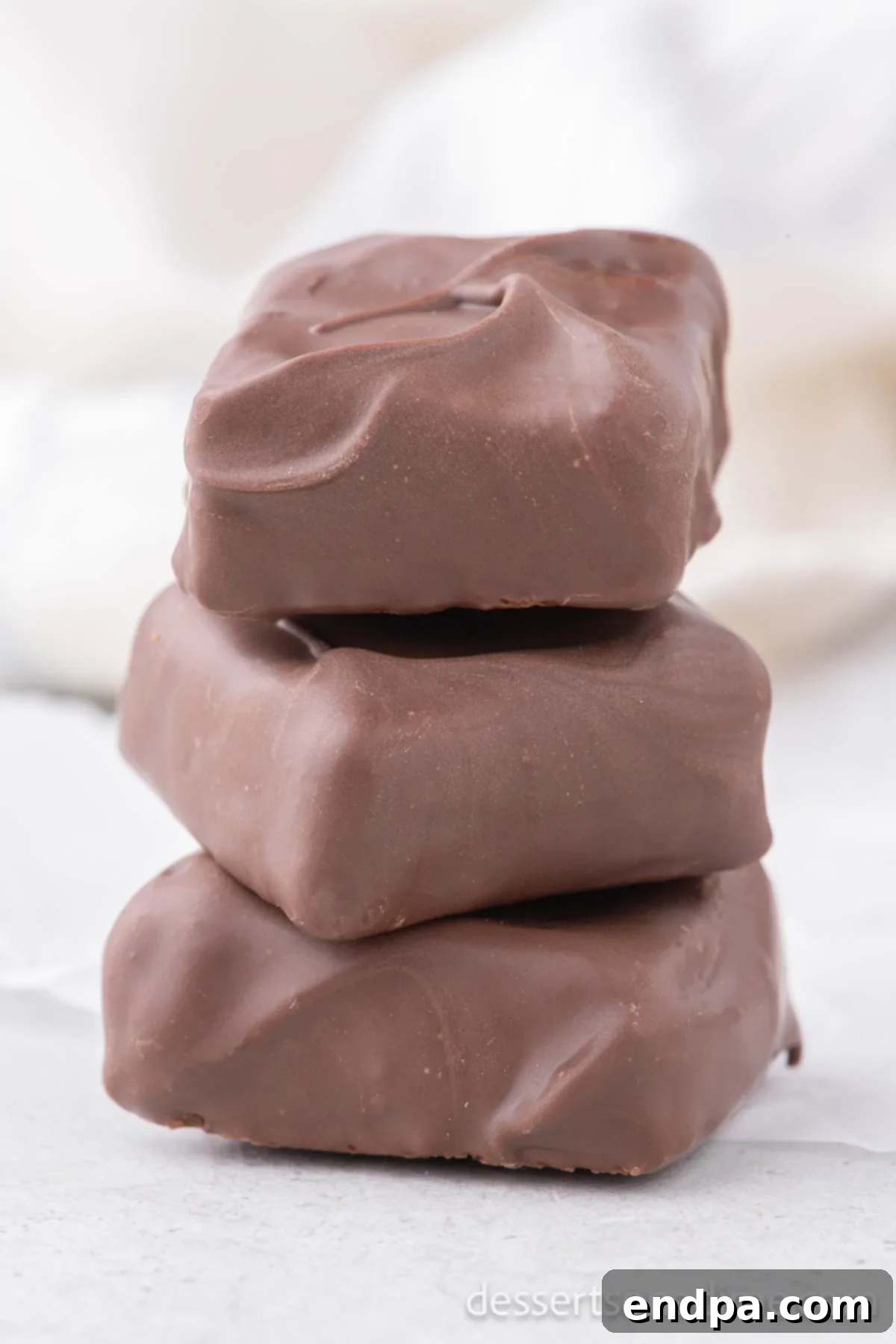 Cool Whip candy arranged on a serving plate.
