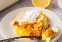 Lemon Cream Cheese Dream Cake