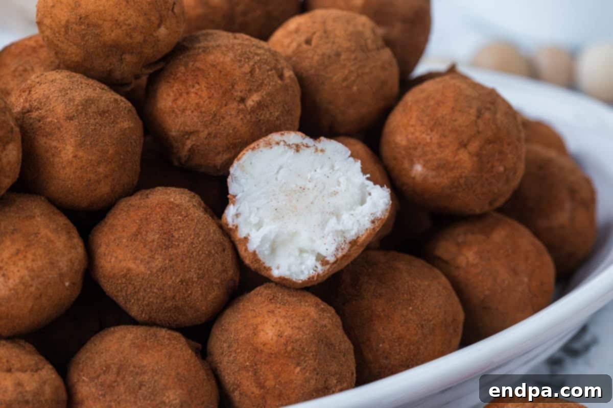 Irish Potato Candy in a serving dish